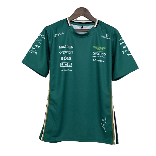 Women's Green Aston Martin F1 2025 Replica T-Shirt BNWT