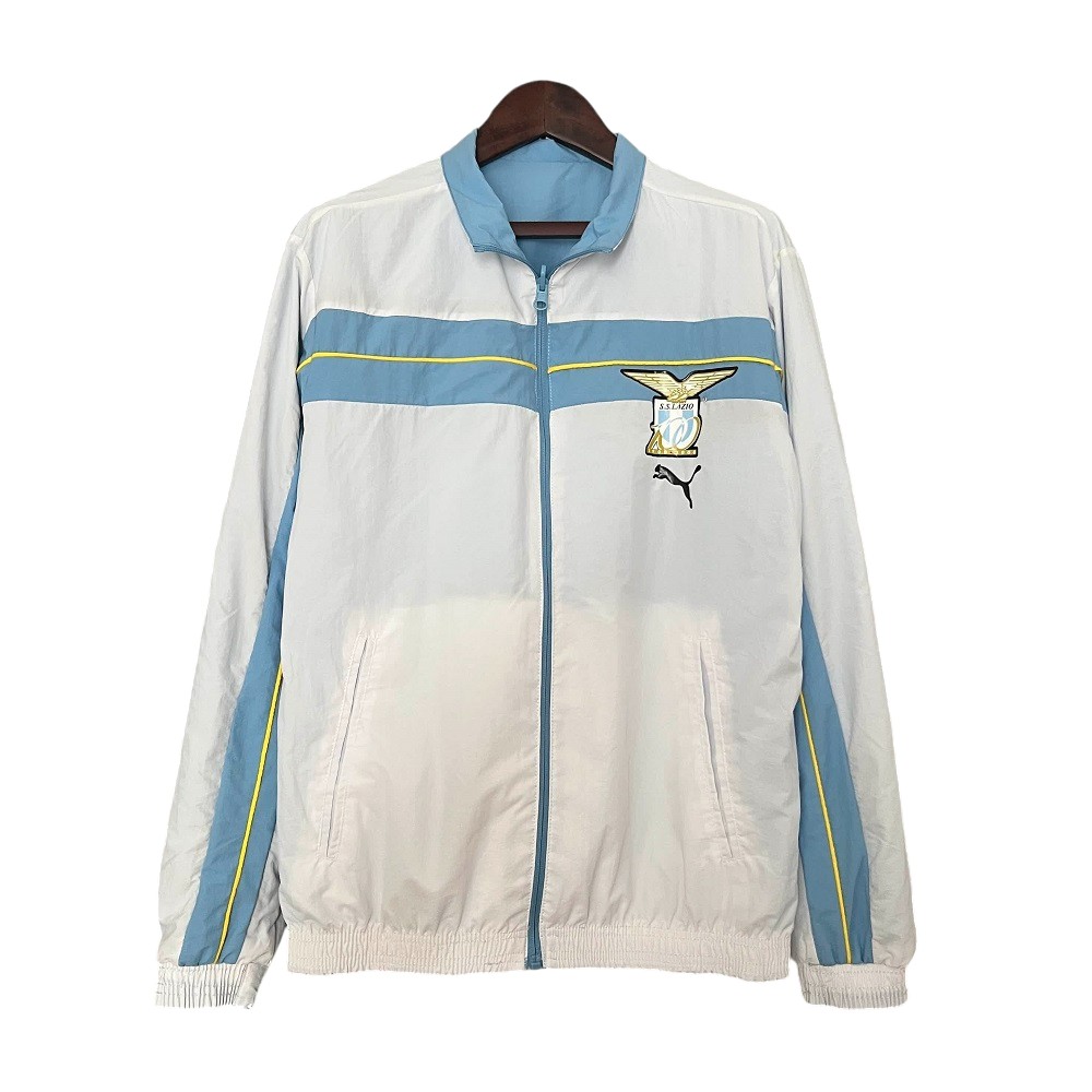 2024-25 S.S. Lazio Football Club Reversible Anthem Track Jacket Top Windbreaker Soccer Fußball BNWT