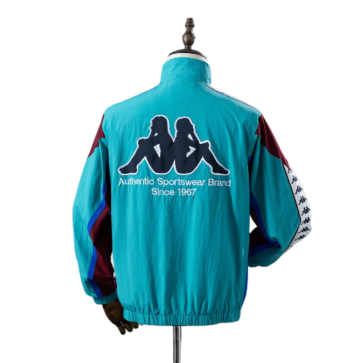 90s Kappa Man-U Track Top Windbreaker Jacket Retro-Style Soccer Fußball BNWT
