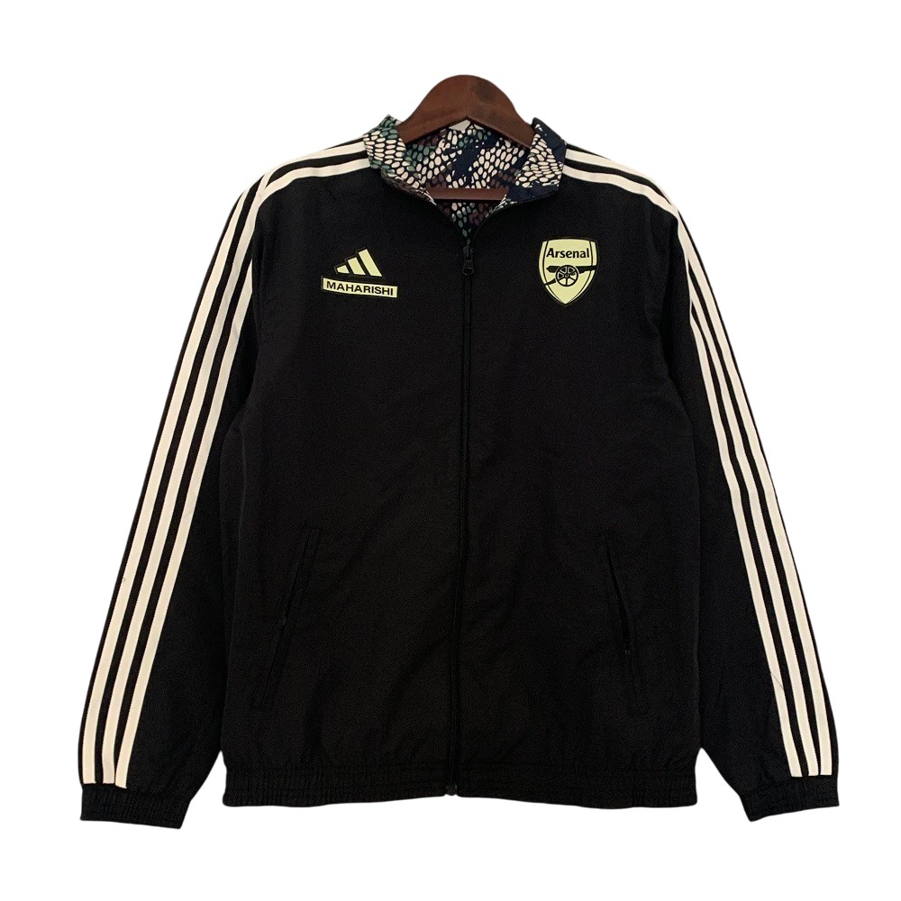 2023-24 Arsenal Football Club x Maharishi Track Jacket Reversible Full Zip Anthem Top Windbreaker Soccer Fußball BNWT