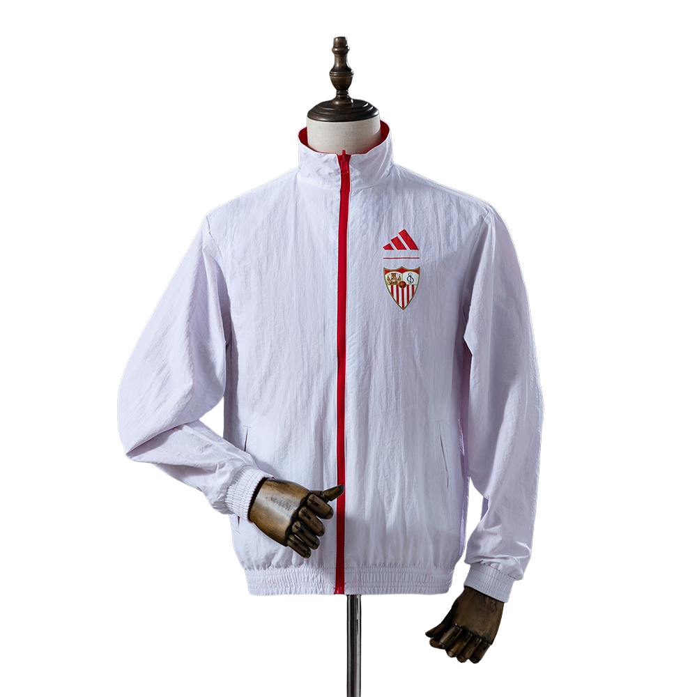 2025-26 Sevilla Football Club Track Jacket Reversible Soccer (Adults) BNWT