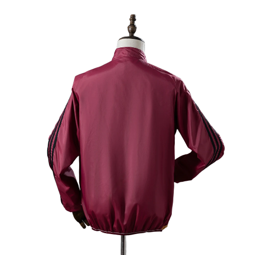 2025-26 AS Roma Football Club Full Zip Reversible Anthem Track Jacket Top Windbreaker Soccer Fußball BNWT