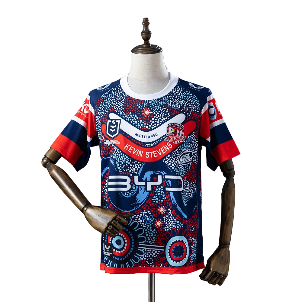 2025 Sydney Roosters Rugby league team Indigenous Men's Replica Jersey BNWT