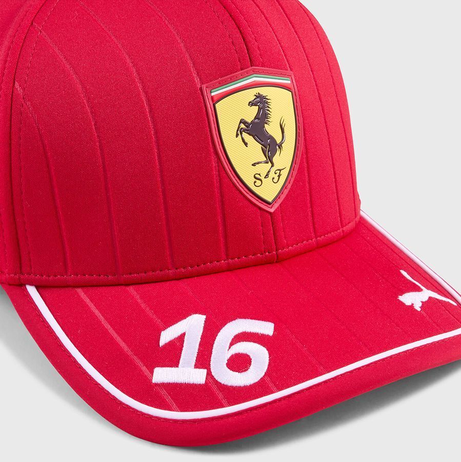 Official PUMA Scuderia Ferrari Charles Leclerc driver's Cap Unisex Adjustable (Adults) BNWT