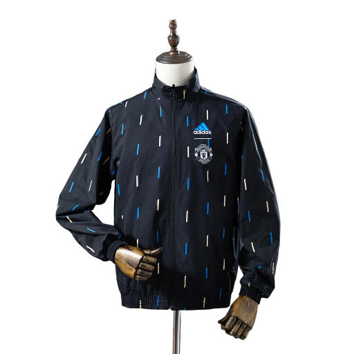 2022-23 Man-u Football Club Reversible Track Jacket Top Windbreaker Soccer Fußball BNWT