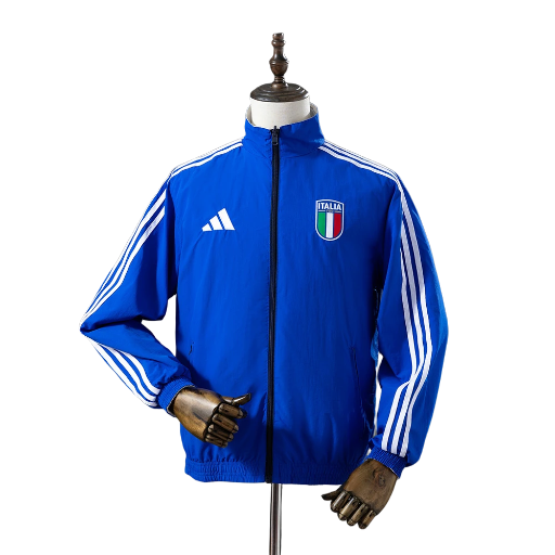 2022-23 Italy national football team Full Zip Reversible Anthem Track Jacket Top Windbreaker Soccer Fußball BNWT
