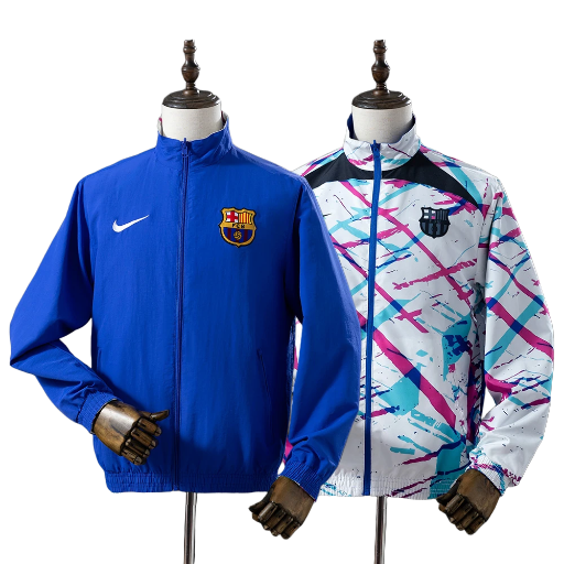 2024-25 Barcelona Football Club Reversible Track pre-match Jacket Top Windbreaker Soccer Fußball BNWT