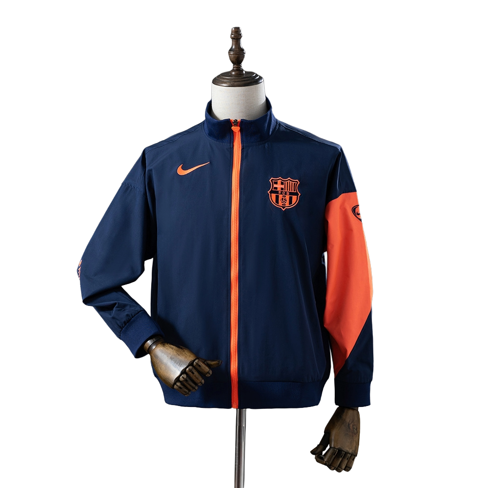 2025-26 Barcelona Football Club Strike Third Men's Nike Dri-FIT Total 90 Soccer Anthem Track Top Jacket BNWT