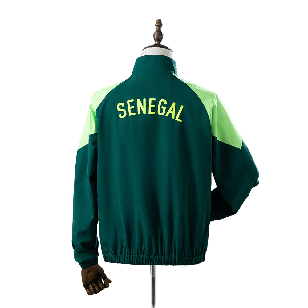 2025-26 Senegal national football team  Pre-Match Woven Full Zip Anthem Track Jacket Top Windbreaker Soccer Fußball BNWT