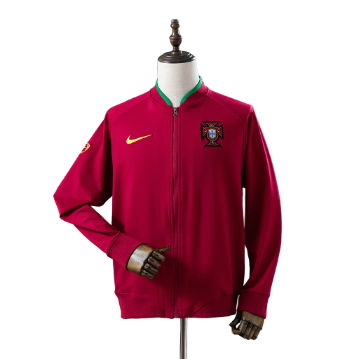 2006 Portugal national football team Full Zip Anthem Track Jacket Top Windbreaker Soccer Fußball Retro-Style BNWT