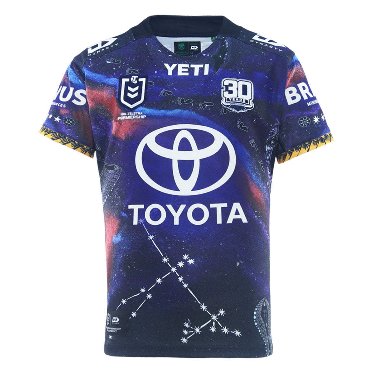 2025 North Queensland Cowboys Rugby league team Men's Replica NRL Indigenous Jersey