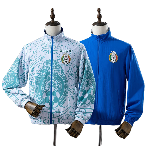 2024-25 Mexico national football team Full Zip Reversible Anthem Track Jacket Top Windbreaker Soccer Fußball BNWT