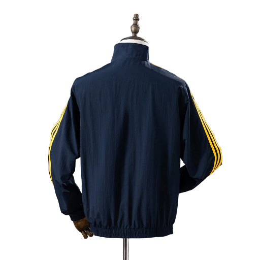 2023-24 Real Madrid Football Club Reversible Anthem Track Jacket Top Windbreaker Soccer Fußball BNWT