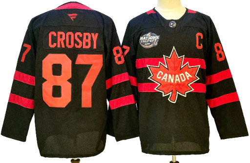 Fanatics Team Canada Sidney Crosby #87 Jersey for the 2025 4 Nations Face-Off BNWT