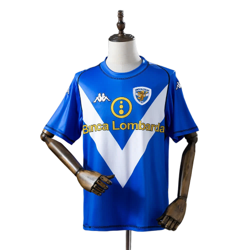 Brescia Football team Home 2003-04 Calcio Retro Soccer Classic Fußball Vintage BNWT