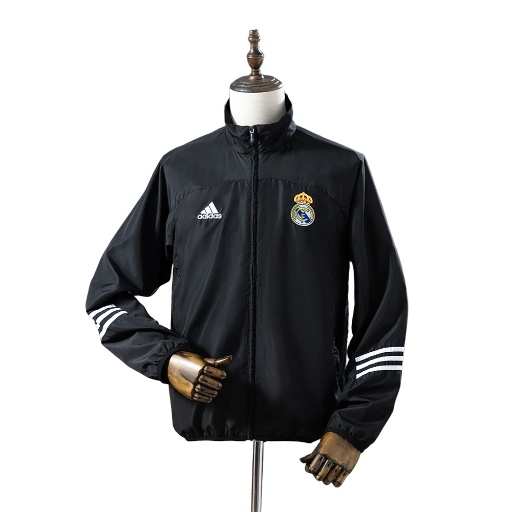 2001-02 Real Madrid Football Club Track Jacket Top Windbreaker Retro-Style Soccer Fußball BNWT