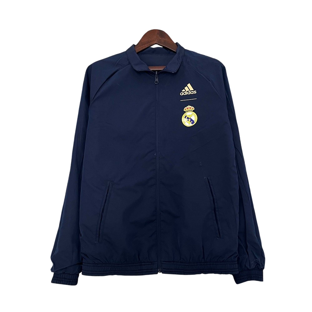 2023-24 Real Madrid Football Club Track Jacket Reversible Full Zip Anthem Top Windbreaker Soccer Fußball BNWT