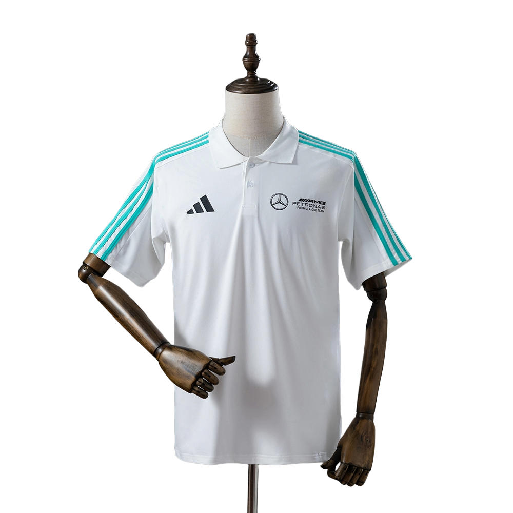 2025 Mercedes-AMG Petronas F1 Team Polo Shirt BNWT