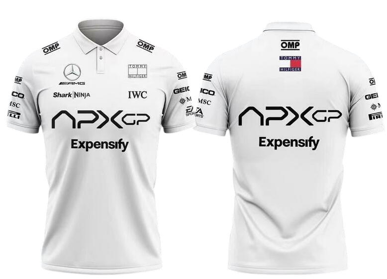 2025 F1 Mercedes-Benz APXGP Movie Edition POLO White BNWT