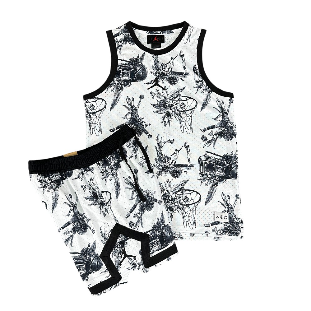 Jordan Sport Dri-FIT Printed Diamond Basketball Full-Kit BNWT