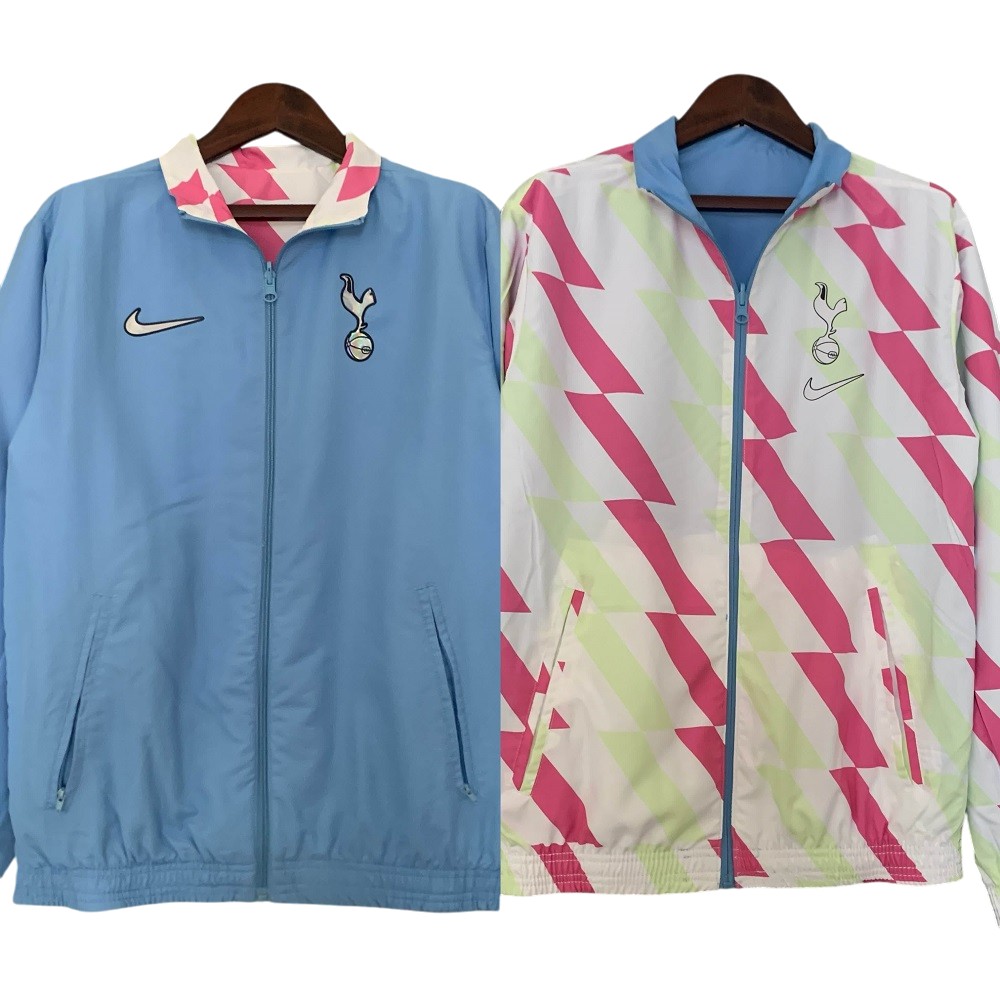 2023-24 Tottenham Hotspur Football Club Track Jacket Reversible Full Zip Anthem Top Windbreaker Soccer Fußball BNWT