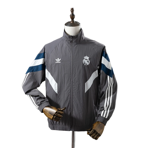 2024-25 Real Madrid Football Club Track Jacket Top Windbreaker Soccer Fußball BNWT