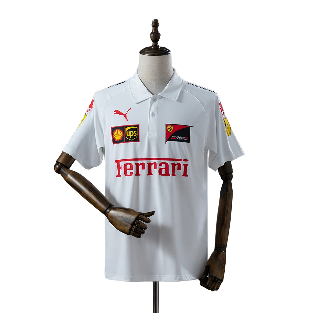 Scuderia Ferrari Professional sports team 2025 Drivers Polo Shirt BNWT