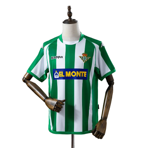 2001-02 Real Betis Balompié Football Club Home Shirt Calcio Retro Soccer Jersey Classic Fußball Vintage camiseta BNWT