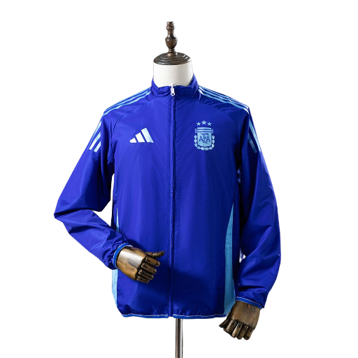 2024-25 Argentina national football team Anthem Reversible Track Jacket Top Windbreaker Soccer Fußball BNWT