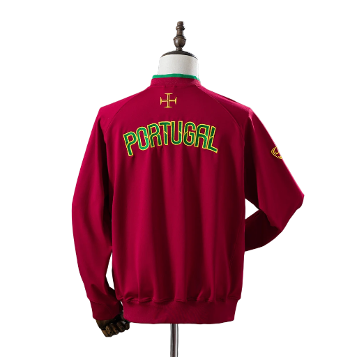 2006 Portugal national football team Full Zip Anthem Track Jacket Top Windbreaker Soccer Fußball Retro-Style BNWT