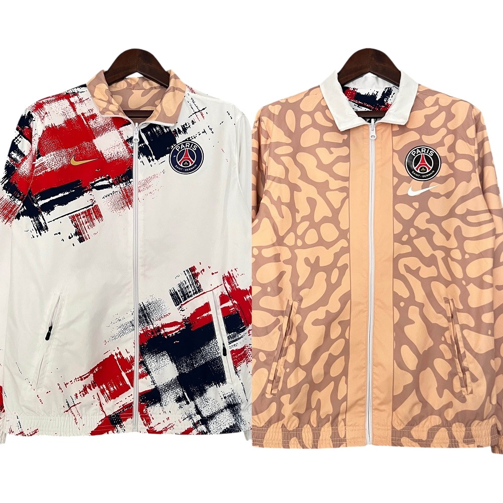 2023-24 PSG Football Club Track Jacket Reversible Full Zip Anthem Top Windbreaker Soccer Fußball BNWT