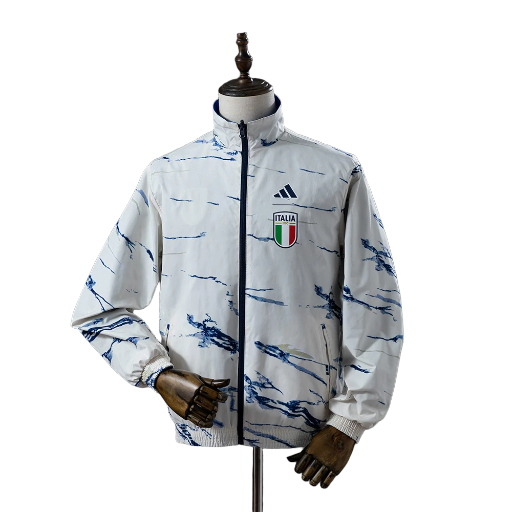 2022-23 Italy national football team Full Zip Reversible Anthem Track Jacket Top Windbreaker Soccer Fußball BNWT