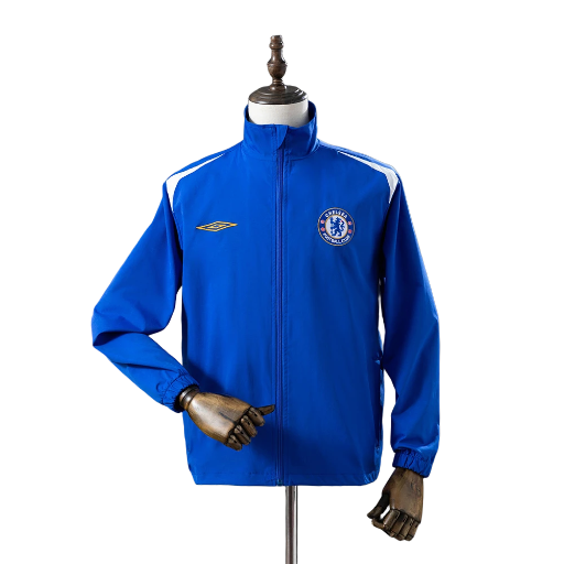 2005-06 Chelsea Football Club Full Zip Anthem Track Jacket Top Windbreaker Soccer Fußball BNWT