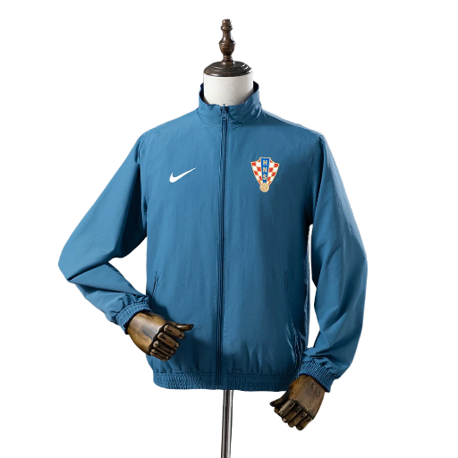 2024 Croatia national football team ull Zip Reversible AnthemTrack Jacket Top Windbreaker Soccer Fußball BNWT