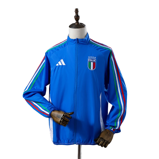 2024-25 Italy national football team Full Zip Reversible Anthem Track Jacket Top Windbreaker Soccer Fußball BNWT