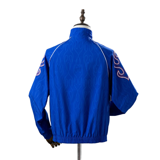 1998 Japan national football team Full Zip Reversible Anthem Track Jacket Top Windbreaker Vintage Retro-Style Soccer Fußball BNWT