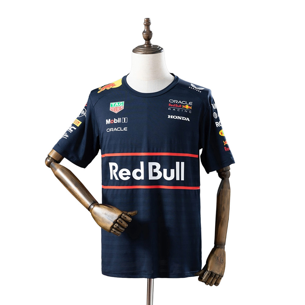Official 2025 Oracle Red Bull Racing F1 Team Set Up T-Shirt BNWT