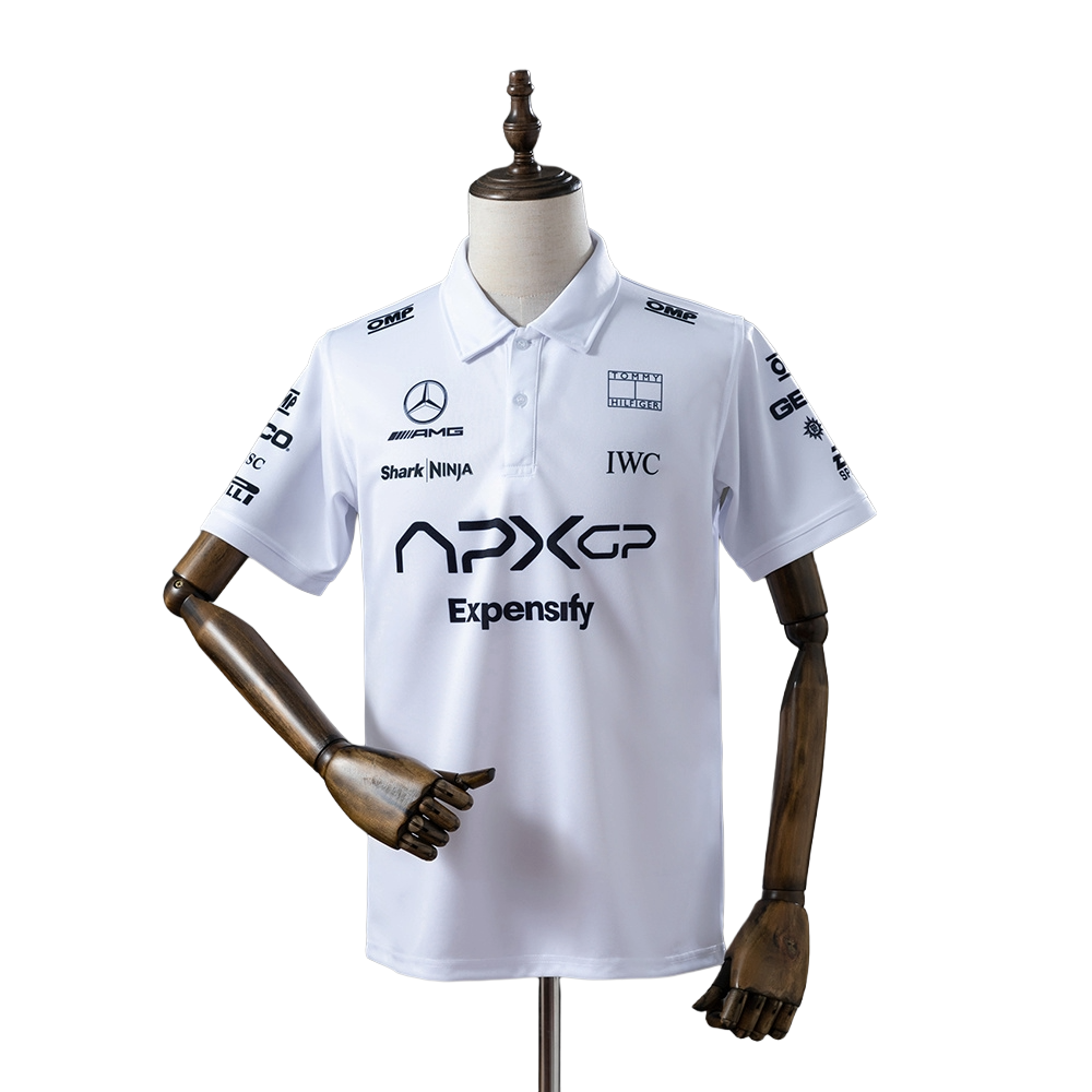 2025 F1 Mercedes-Benz APXGP Movie Edition POLO White BNWT