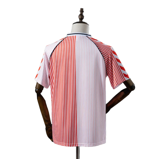 1986 Denmark national football team Away Shirt Calcio Retro Soccer Jersey Classic Fußball Vintage camiseta BNWT