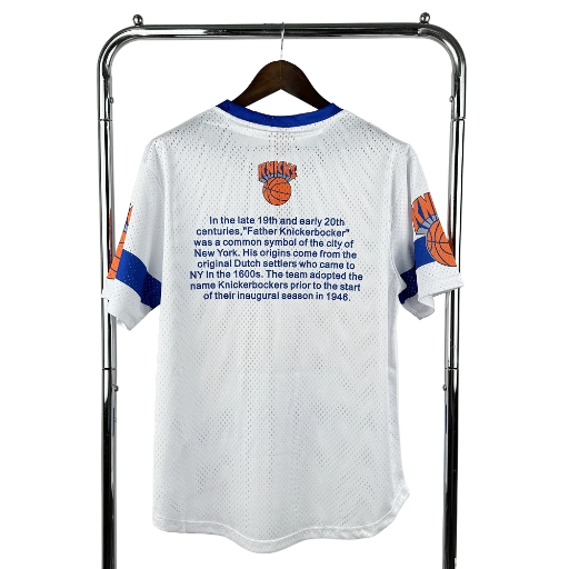  New York Knicks Mitchell & Ness Hardwood Classics Vintage Team Origins Premium Jersey BNWT