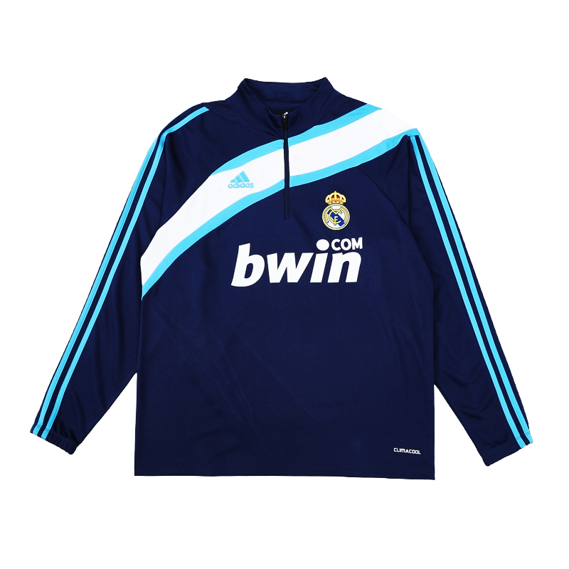 2011-12 Real Madrid Football Club Soccer 1/4 Zip Training Top Shirt BNWT