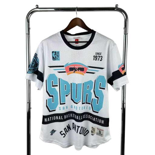 Mitchell & Ness San Antonio Spurs Hardwood Classics (HWC) Jumbotron 2.0 Sublimated Jersey BNWT