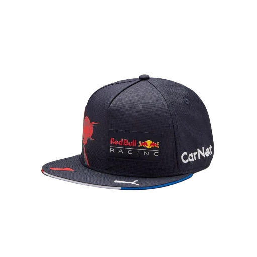 Official 2022 Red Bull Racing Max Verstappen Flat Brim Unisex Adjustable Cap (Adults) BNWT