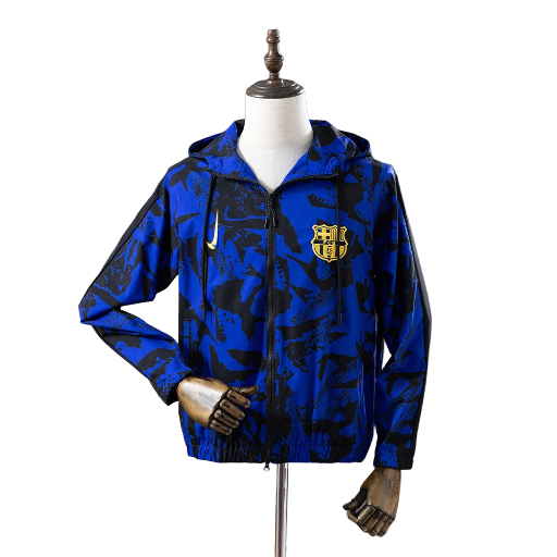 2025-26 Barcelona Football Club Full Zip Anthem Track Jacket Top Windbreaker Soccer Fußball BNWT