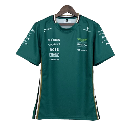 Women's 2025 Aston Martin F1 Team Replica T-shirt green BNWT