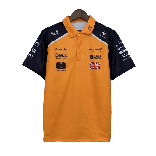 official 2025 McLaren Formula 1 Team replica polo shirt BNWT