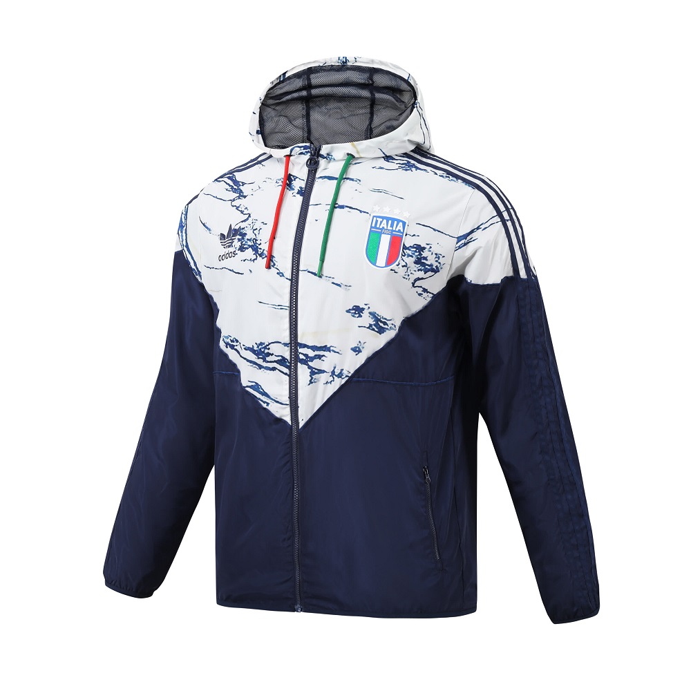 2023-24 Italy national football team Track Jacket Full Zip Anthem Top Windbreaker Soccer Fußball BNWT