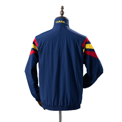 1996 Woven Spain national football team Track Top Windbreaker Jacket Retro-Style Soccer Fußball BNWT