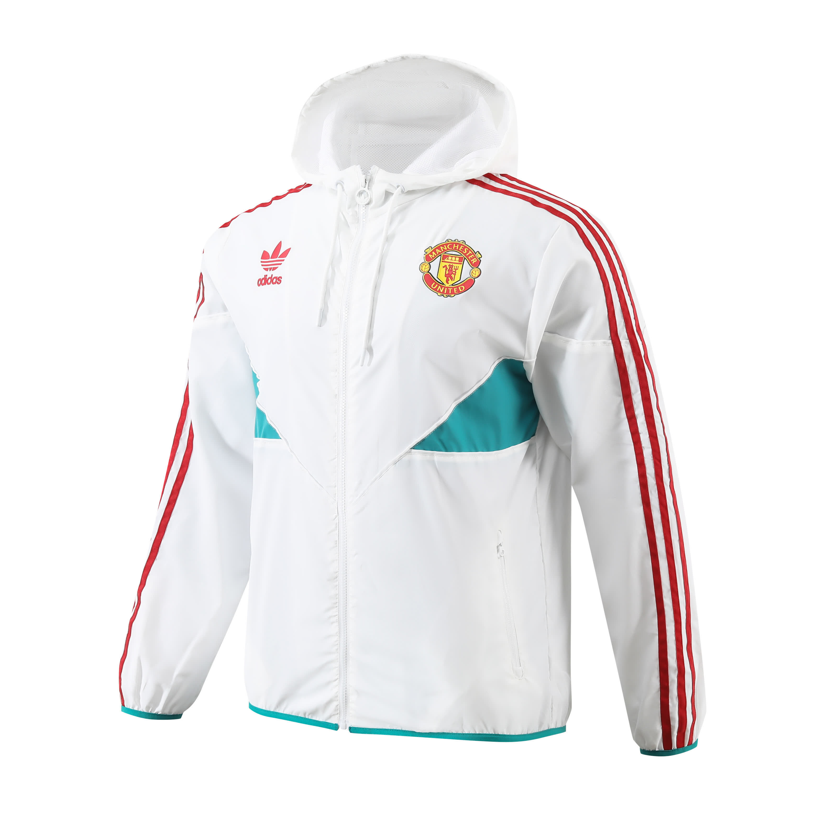 2023-24 Man United Football Club Track Jacket Full Zip Anthem Top Windbreaker Soccer Fußball BNWT