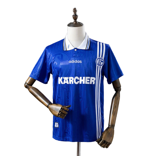 1996-97 Schalke 04 Football Club Home Shirt Calcio Retro Soccer Jersey Classic Fußball Vintage camiseta BNWT